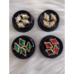 4 pack Dijes Rombo 4 pz c/u Fantasy nails