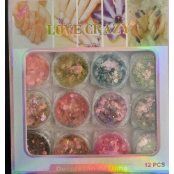 Acetatos Love crazy tonos pastel