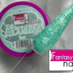 Acrilico Baby acuaria Aqua mint Fantasy nails