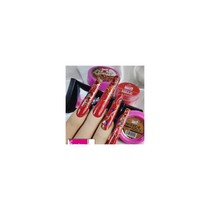 Acrilico Casacanueces colección Navideña Fantasy nails