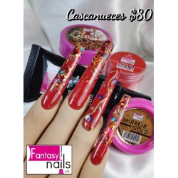 Acrilico Casacanueces colección Navideña Fantasy nails