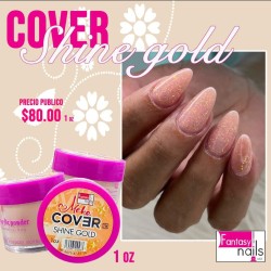 Acrilico Cover Shine Gold Fantasy nails 1 oz.