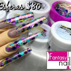 Acrilico Esferas colección Navideña Fantasy nails