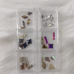 Cajita piedras variadas