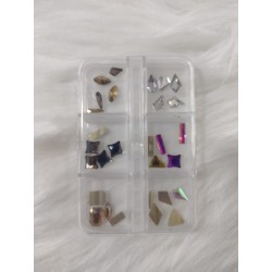 Cajita piedras variadas