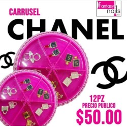 Carrusel Chanel 12pz Fantasy nails