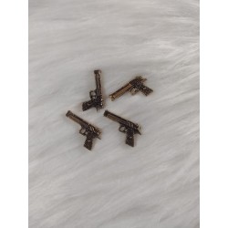 Dijes de Pistola 4 pz Fantasy nails