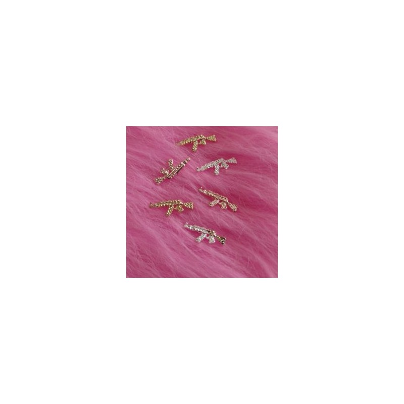Dijes mix metralletas 6 pz Fantasy nails