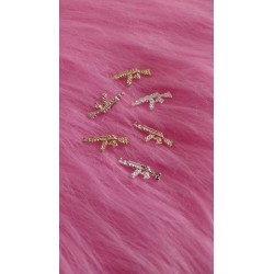 Dijes mix metralletas 6 pz Fantasy nails