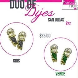 Duo de dijes de San Judas