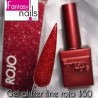 Gel glitter fine Rojo Fantasy nails