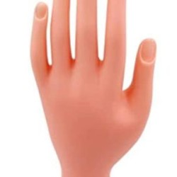 Mano de practica sin uña