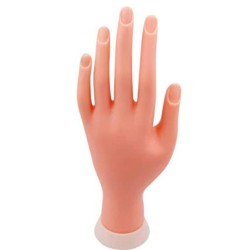 Mano de practica sin uña