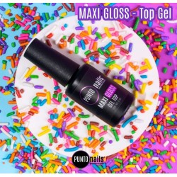 Maxy gloss gel top Punto nails