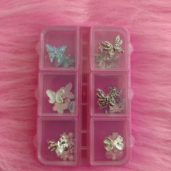 Mix Dijes Mariposa 4 pz c/u Fantasy nails