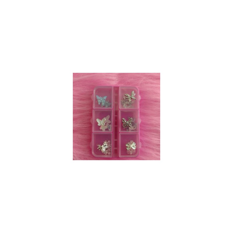 Mix Dijes Mariposa 4 pz c/u Fantasy nails