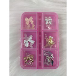 Mix Dijes Moños 4 pz c/u Fantasy nails