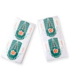 Paquete de forma escultural Verde MC 100 pz