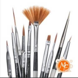 Paquete de pincel para mano alzada 10 pz