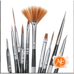 Paquete de pincel para mano alzada 10 pz