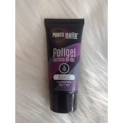 Poligel Acrilico en gel Punto nails Blanco