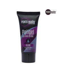 Poligel Acrilico en gel Punto nails Clear