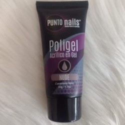 Poligel Acrilico en gel Punto nails Nude