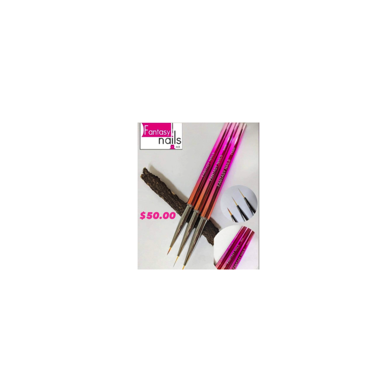 Set Pinceles Liner Fantasy Nails