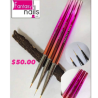 Set Pinceles Liner Fantasy Nails