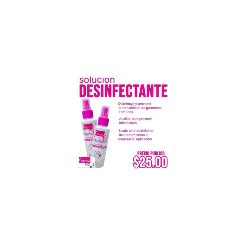 Solución desinfectante Fantasy nails 4 oz