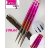 Set Pinceles Liner Fantasy Nails